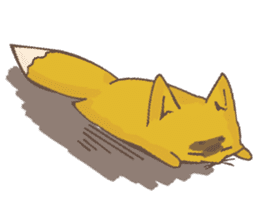 The daily life of a fox sticker #5487608