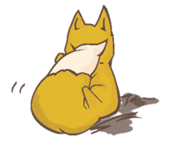 The daily life of a fox sticker #5487612