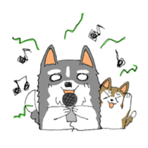 Daily life of Mr. SHIBE sticker #5487895