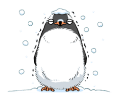 Calm penguin sticker #5488123