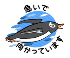 Calm penguin sticker #5488131