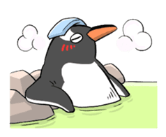 Calm penguin sticker #5488137