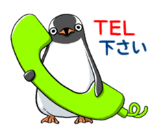 Calm penguin sticker #5488138