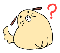 Stupid face of cute animals sticker #5488995