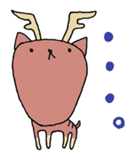 Stupid face of cute animals sticker #5488998