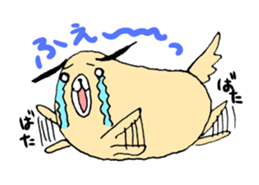 Stupid face of cute animals sticker #5489016