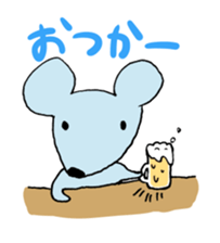 Stupid face of cute animals sticker #5489017