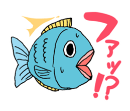 Stupid face of cute animals sticker #5489019