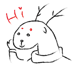 Deer Ugly sticker #5489052