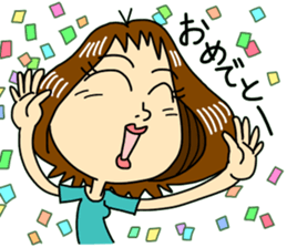 Daily life conversation of mom sticker #5489324