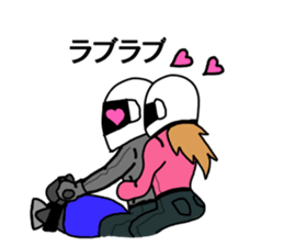 Rider's daily life sticker #5489447