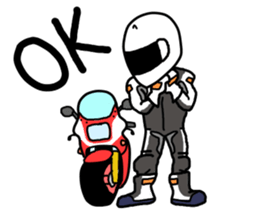 Rider's daily life sticker #5489482