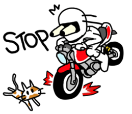 Rider's daily life sticker #5489493