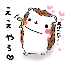 Softly little Hedgehogs 'Hari-san' sticker #5489740