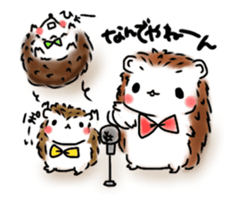 Softly little Hedgehogs 'Hari-san' sticker #5489742