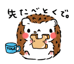 Softly little Hedgehogs 'Hari-san' sticker #5489745