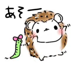 Softly little Hedgehogs 'Hari-san' sticker #5489751