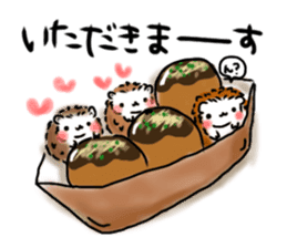 Softly little Hedgehogs 'Hari-san' sticker #5489753