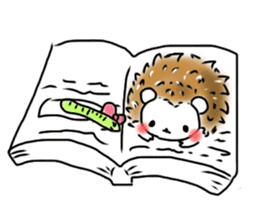 Softly little Hedgehogs 'Hari-san' sticker #5489754