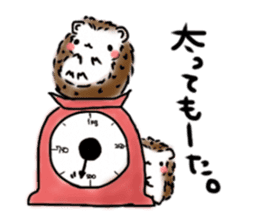 Softly little Hedgehogs 'Hari-san' sticker #5489759