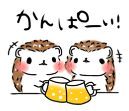 Softly little Hedgehogs 'Hari-san' sticker #5489765