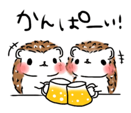 Softly little Hedgehogs 'Hari-san' sticker #5489765