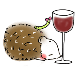 Softly little Hedgehogs 'Hari-san' sticker #5489766