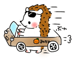 Softly little Hedgehogs 'Hari-san' sticker #5489767