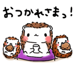 Softly little Hedgehogs 'Hari-san' sticker #5489770