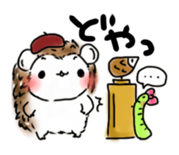 Softly little Hedgehogs 'Hari-san' sticker #5489776