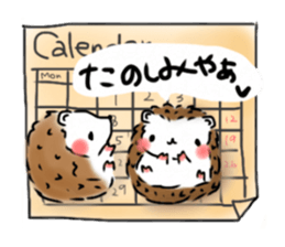 Softly little Hedgehogs 'Hari-san' sticker #5489779