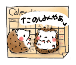 Softly little Hedgehogs 'Hari-san' sticker #5489779