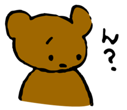 bear and moai sticker #5490902