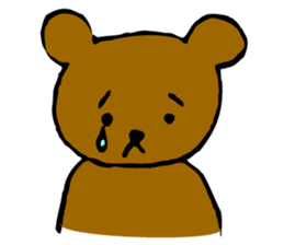 bear and moai sticker #5490918