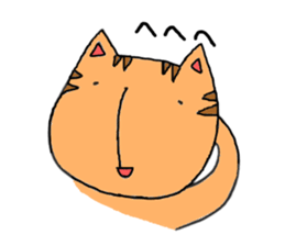 loose cat cute cat sticker #5491023