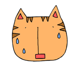 loose cat cute cat sticker #5491042