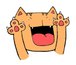 loose cat cute cat sticker #5491047