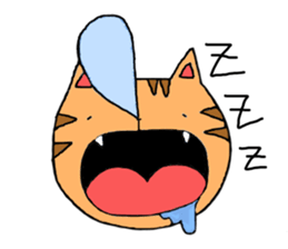 loose cat cute cat sticker #5491057