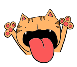 loose cat cute cat sticker #5491058