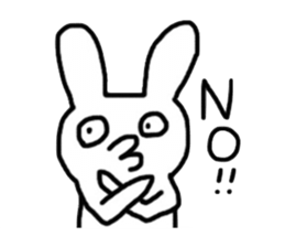 muttan of the rabbit sticker #5491181