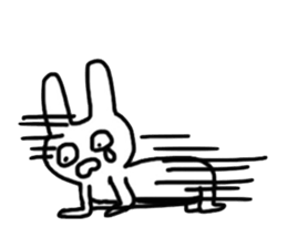 muttan of the rabbit sticker #5491189