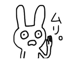 muttan of the rabbit sticker #5491191