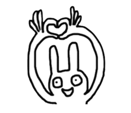 muttan of the rabbit sticker #5491193