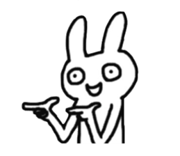 muttan of the rabbit sticker #5491198