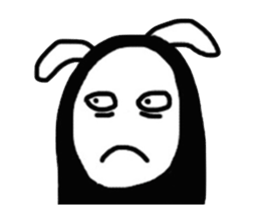 muttan of the rabbit sticker #5491216