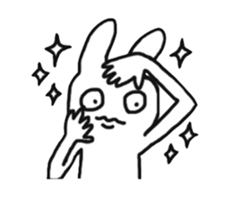 muttan of the rabbit sticker #5491217