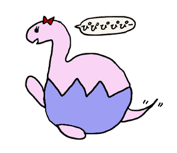 Primitive man girl Uhoko chan sticker #5491224