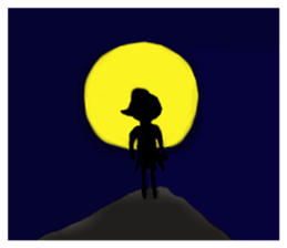 Primitive man girl Uhoko chan sticker #5491251