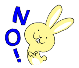 Easy Rabbit -Nuruusa- sticker #5491460
