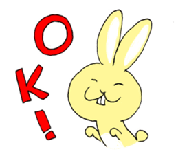 Easy Rabbit -Nuruusa- sticker #5491461